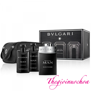 Gift Bvlgari Man In Black Cologne 4pc 