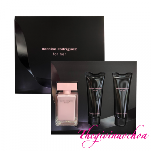Gift Narciso Rodriguez for her 2018 3pc (NH 50ml + Shower Gel 75ml + Body Lotion 75ml) XMAS