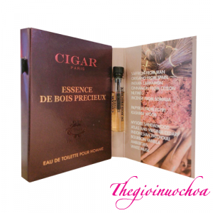 Vial Cigar Essence de Bois Precious Pour Homme EDT
