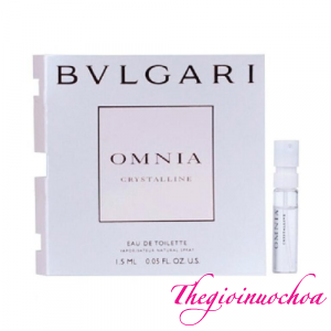 Vial Bvlgari Omnia Crystalline for women EDT