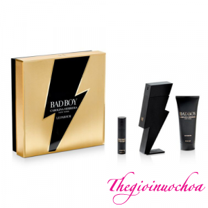 Gift Set Carolina Herrera Bad Boy Le Parfum EDP 3pcs