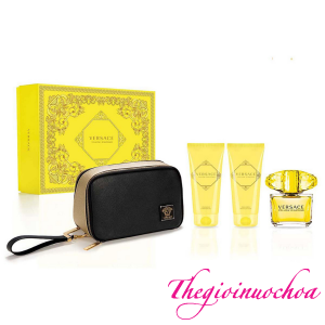 Gift set Versace Yellow Diamond EDT 4pcs 
