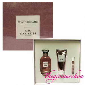 Coach Dreams YM_Giftset EDP 90ml + 7.5ml + Body Lotion 100ml